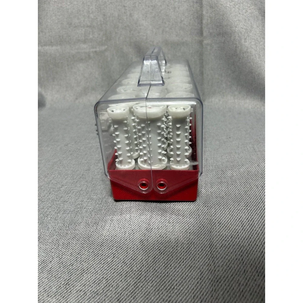 Remington Electric‎ Hot Rollers Hair Setter Red White 20 Rollers No Clips